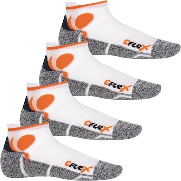 cflex Athletic Socks 'Running' in Orange: front