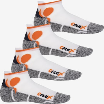 cflex Athletic Socks 'Running' in Orange: front