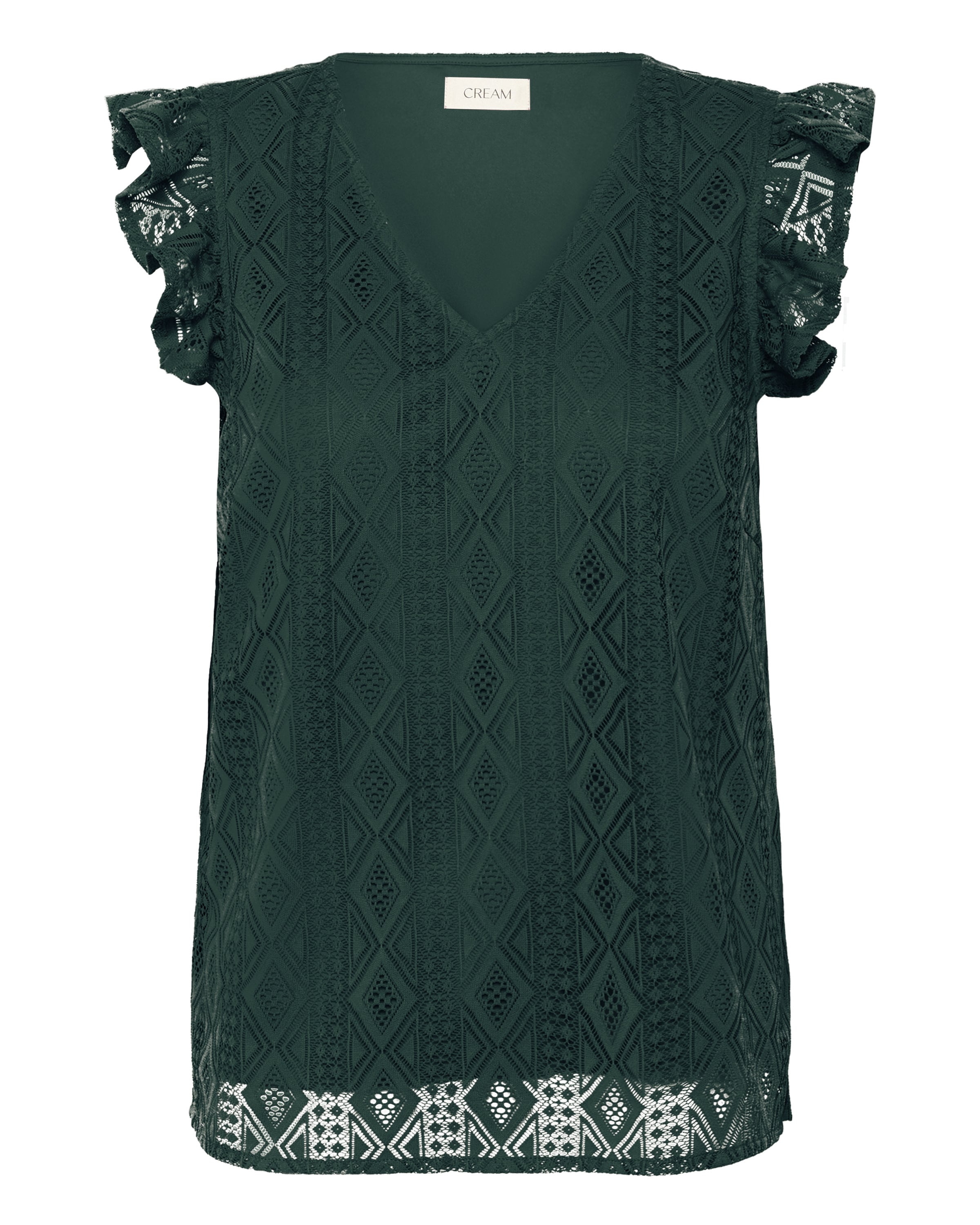 Camicia da donna 'Danika' di Cream in verde: frontale