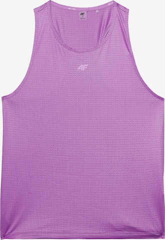 Haut de sport 4F en violet : devant