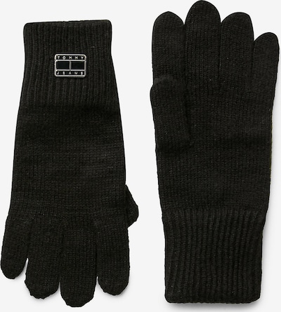 Tommy Jeans Fingerhandschuhe in schwarz / weiß, Produktansicht