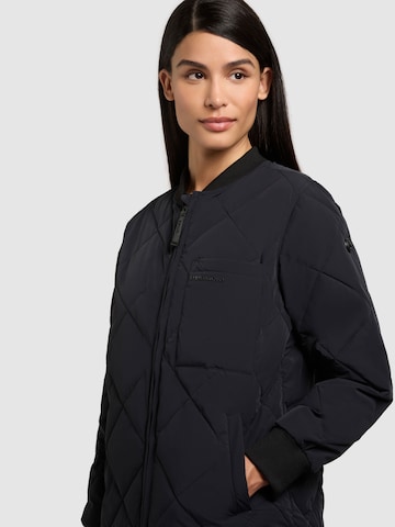 Manteau mi-saison 'YMAL2' khujo en noir