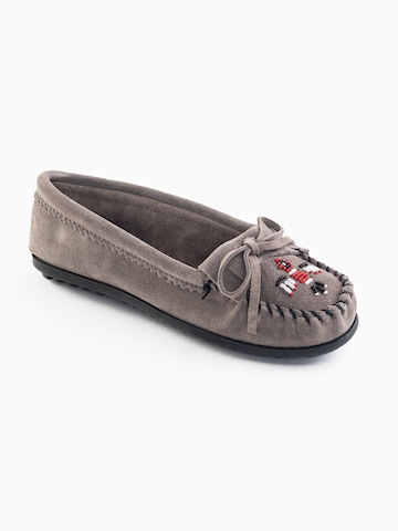 Mocassin 'Thunderbird' Minnetonka en gris