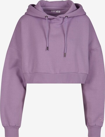 DEF Sweatshirt in Lila: voorkant