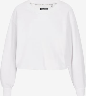 Sweat-shirt DreiMaster Vintage en blanc : devant