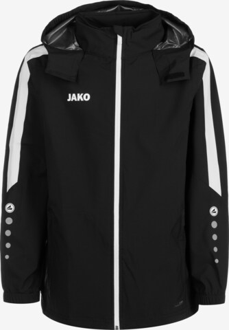 JAKO Athletic Jacket in Black: front