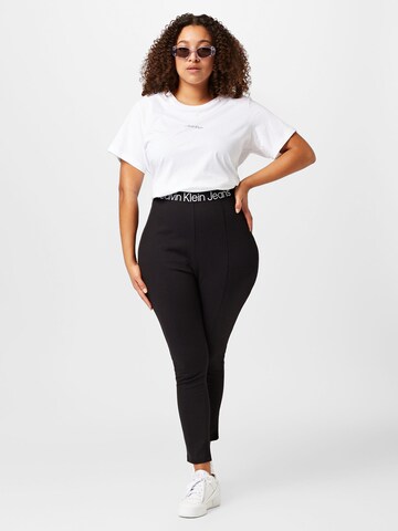 Calvin Klein Jeans Curve Kitsas Retuusid, värv must