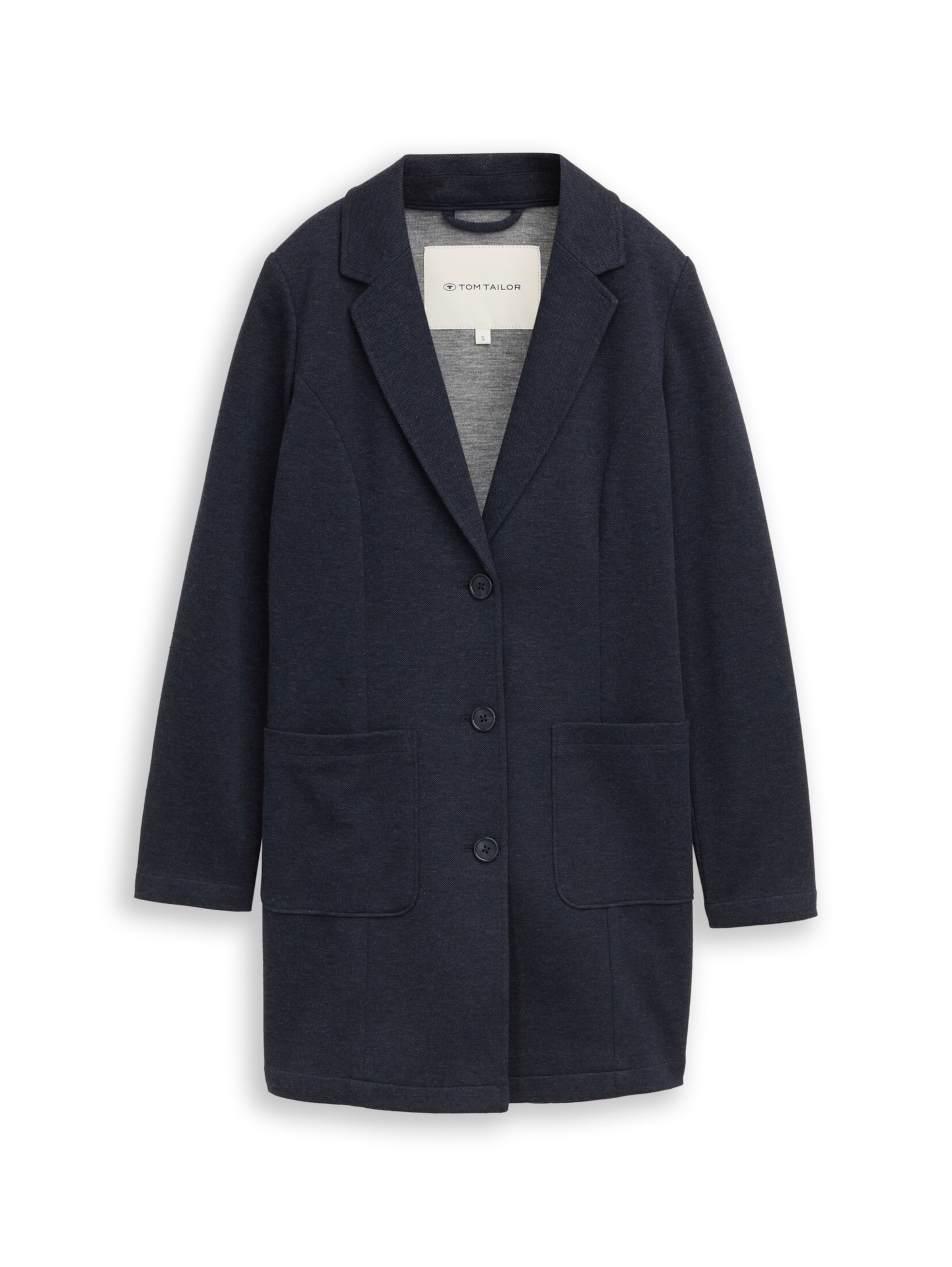 Manteau mi-saison TOM TAILOR en bleu : devant