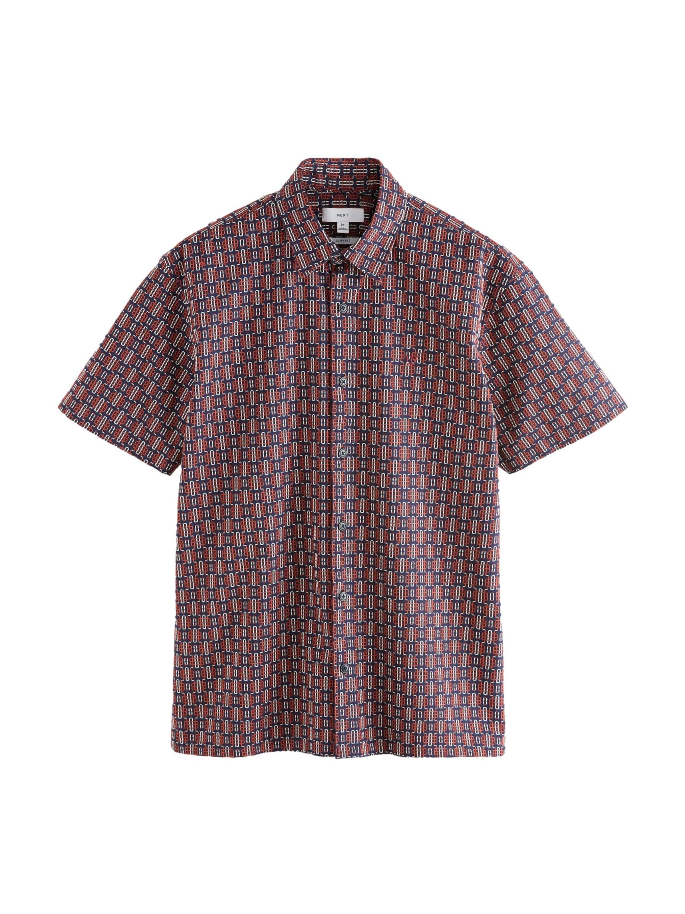 Next - Regular Fit Camisa em azul: frente