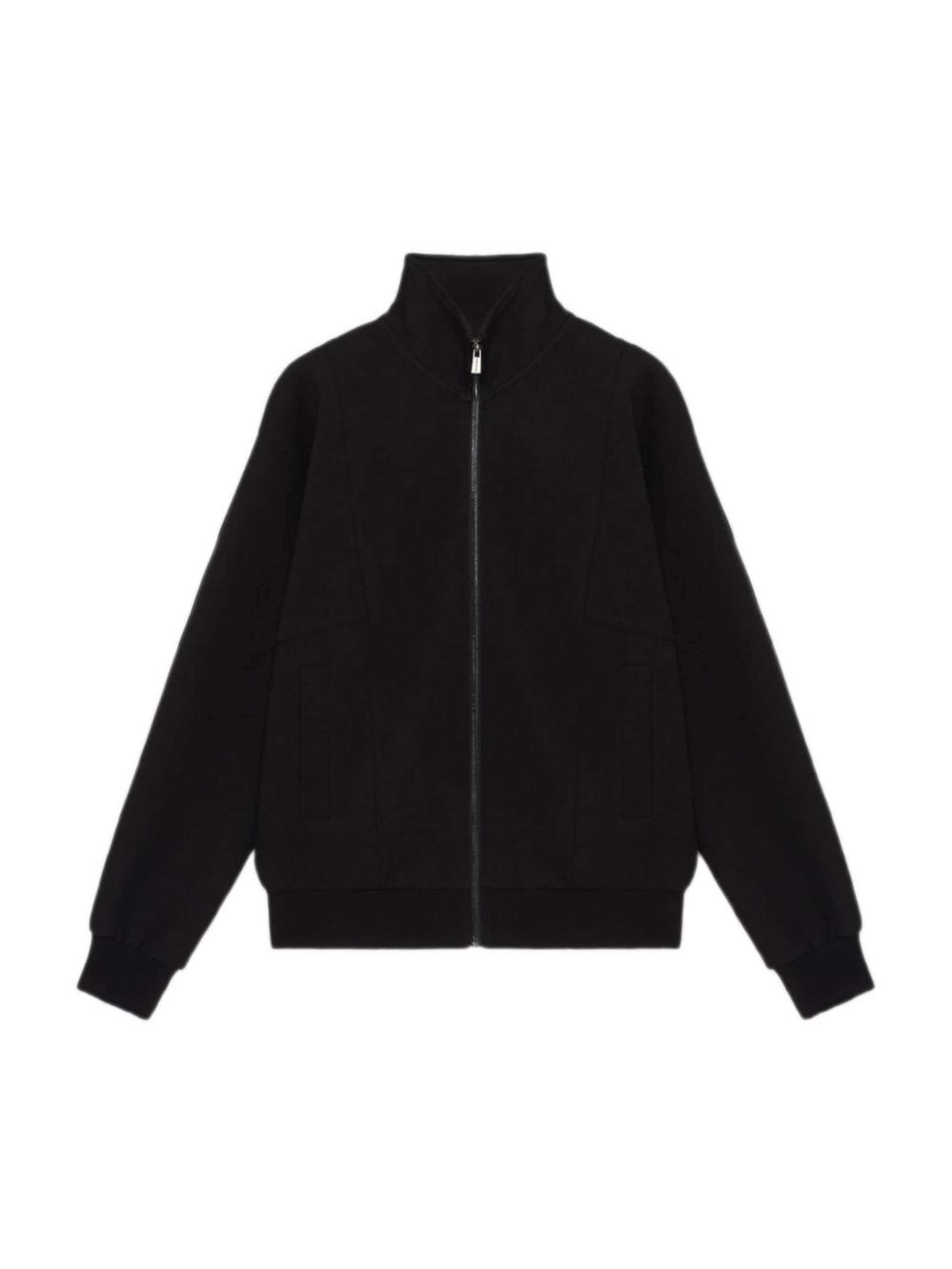Trussardi Sweatvest in Zwart: voorkant