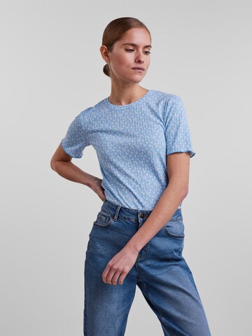 PIECES Shirt 'Volipe' in Blue: front