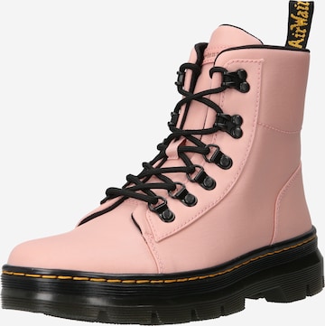 Dr. Martens - Botim com fivela 'Combs' em bege: frente