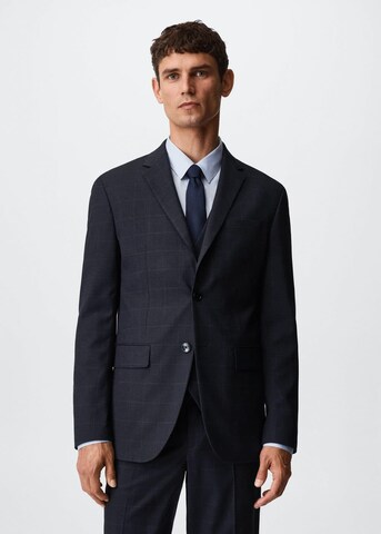 MANGO MAN Slim fit Suit Jacket 'Brasilia' in Blue: front