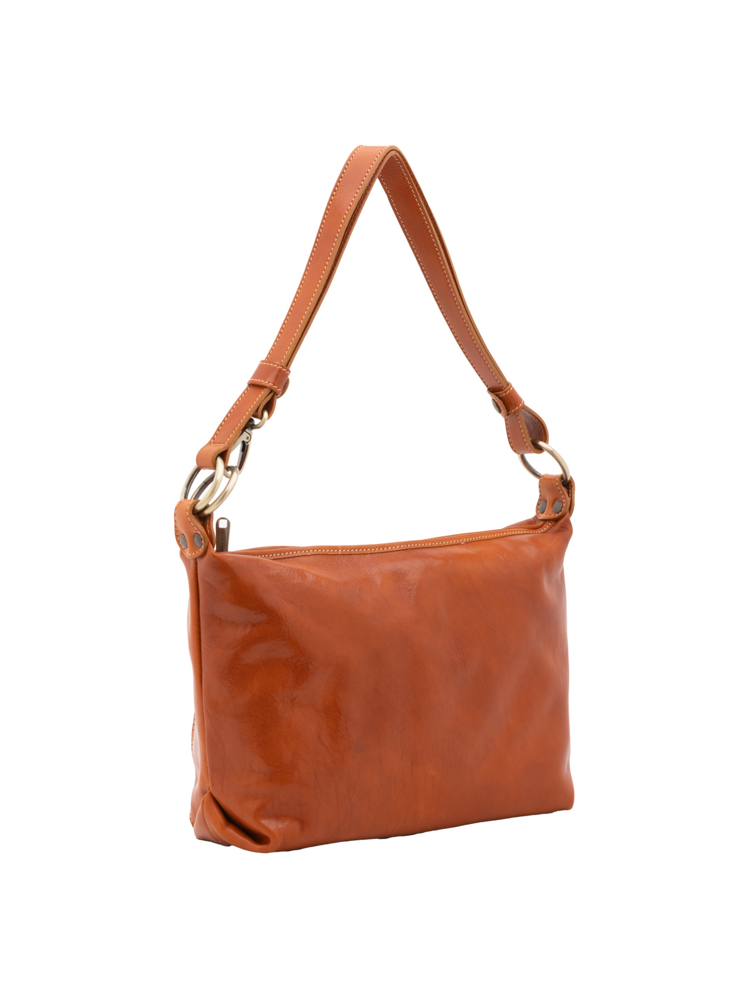 Borsa a spalla 'Borsa a Spalla Pelle Vacchetta I Fratelli - Vera Pelle' di I Fratelli in beige