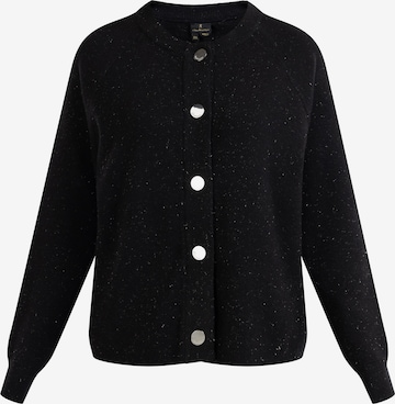 DreiMaster Klassik Knit cardigan in Black: front