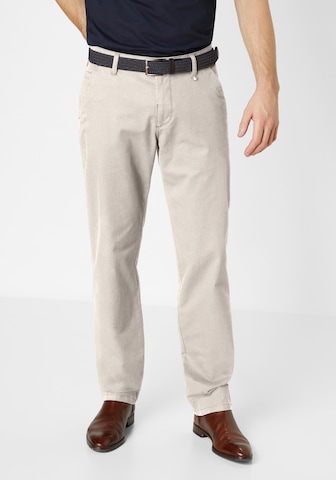 REDPOINT Slim fit Chino Pants in White: front