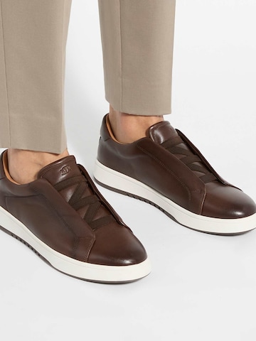 Dune LONDON Slip On 'Troys' in Braun