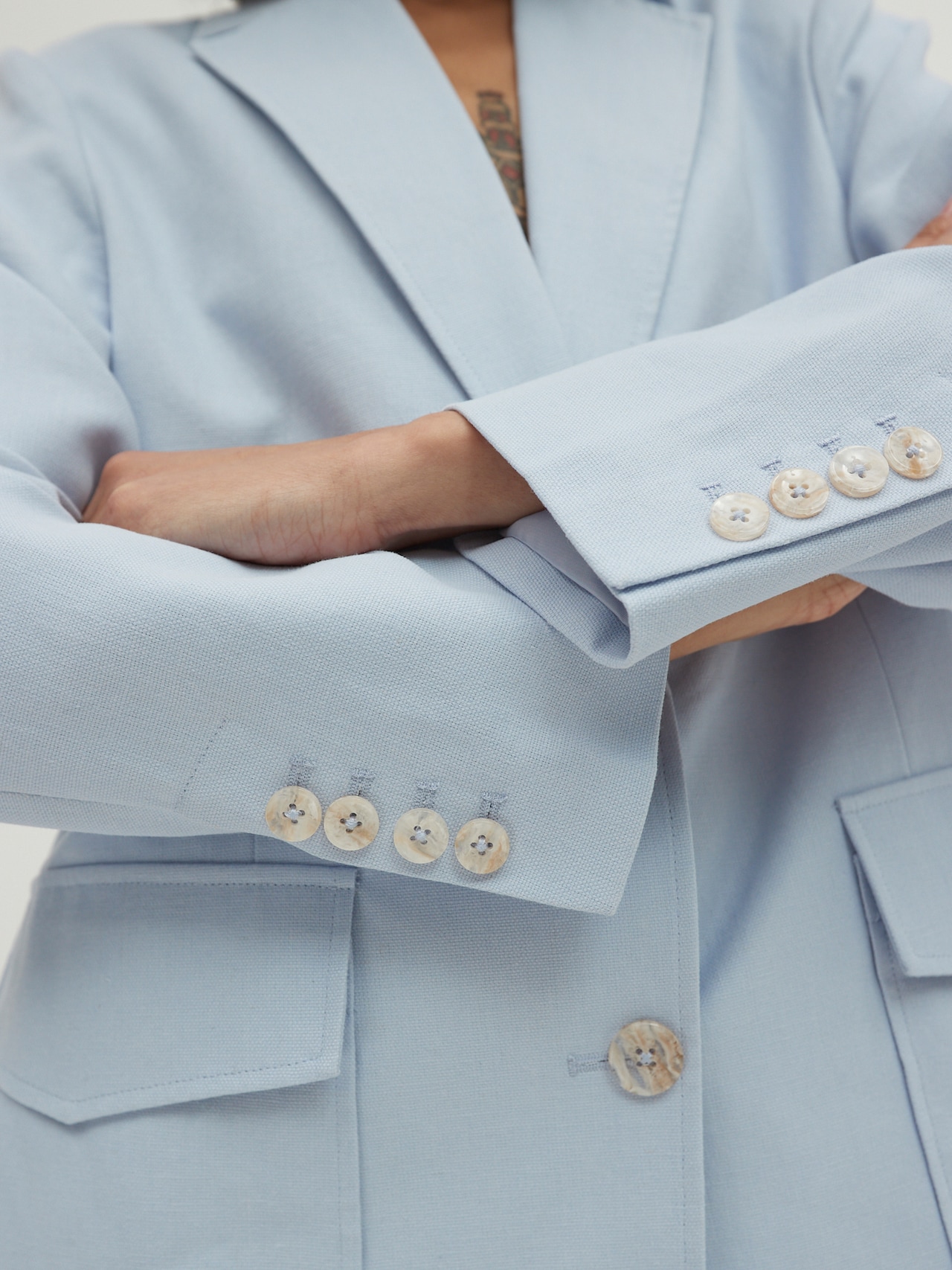 EDITED Produits Blazer 'June' bleu clair