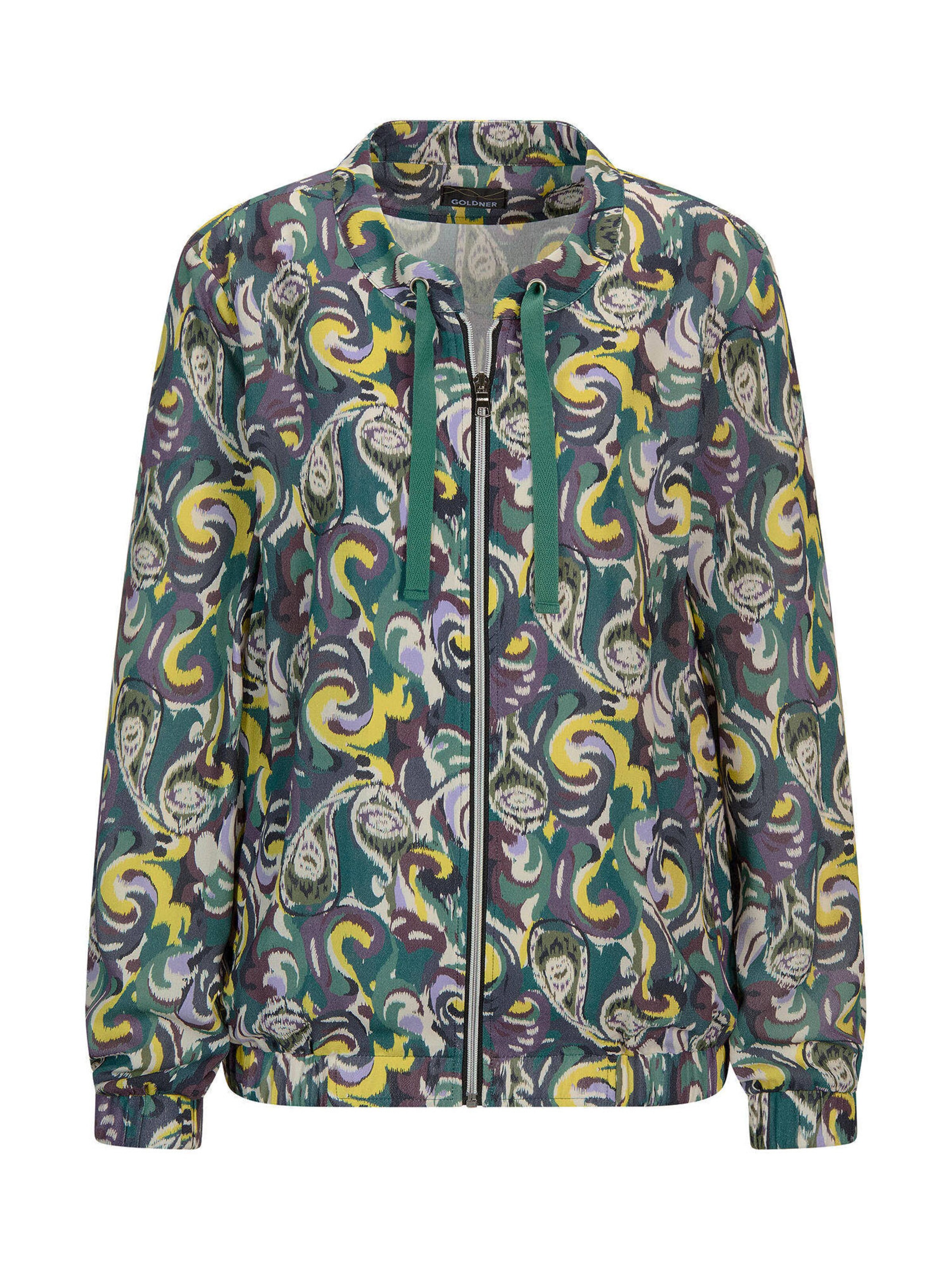 Goldner Tussenjas in Groen: voorkant