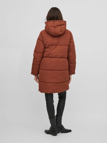 VILA Winter Coat in Brown