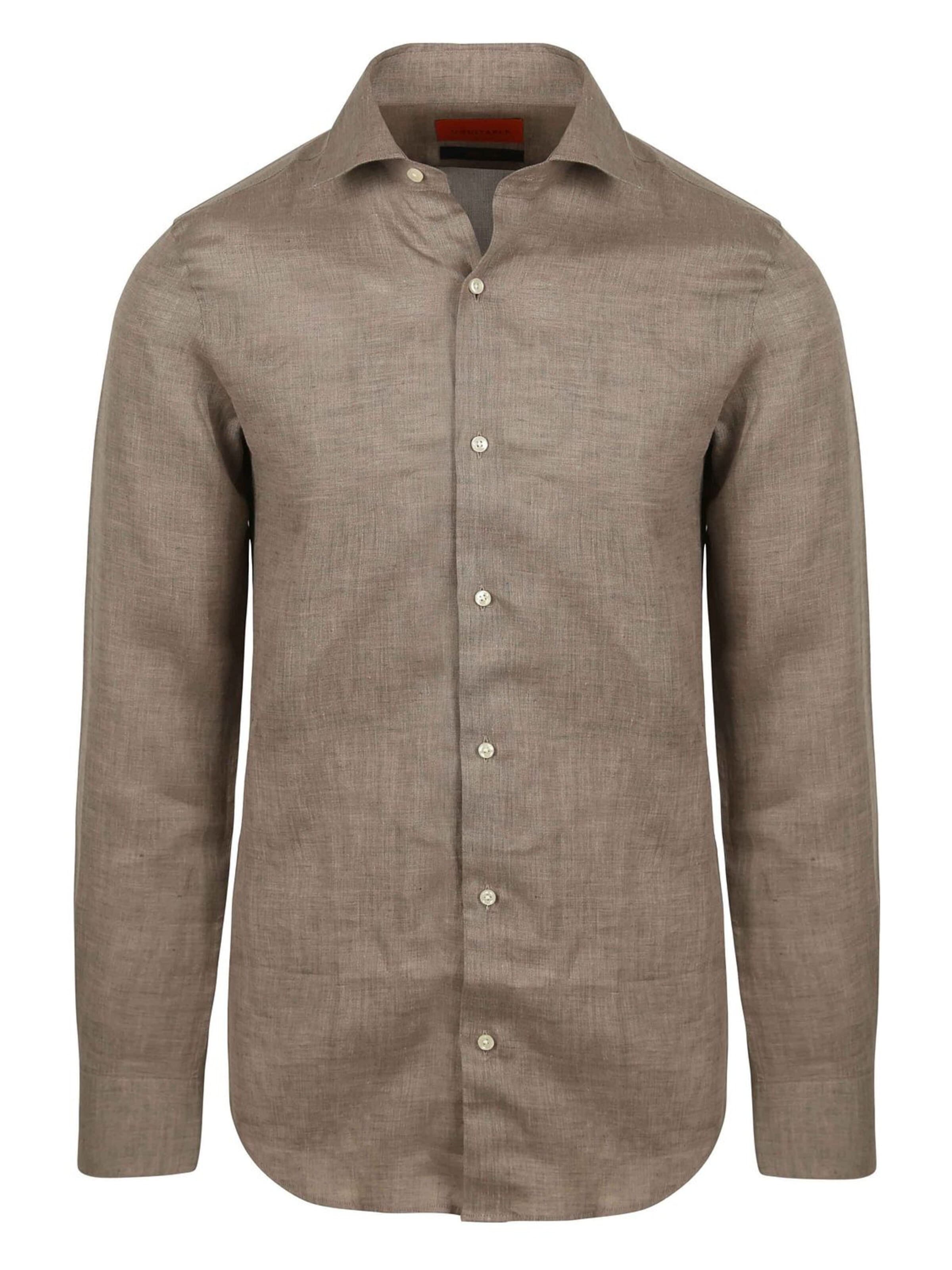 Suitable Button Up Shirt in Grey: front