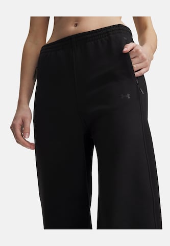 UNDER ARMOUR Loosefit Sportbroek 'Unstoppable' in Zwart