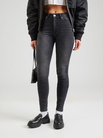 ONLY Skinny Jeans 'ONLBLUSH' in Zwart: voorkant