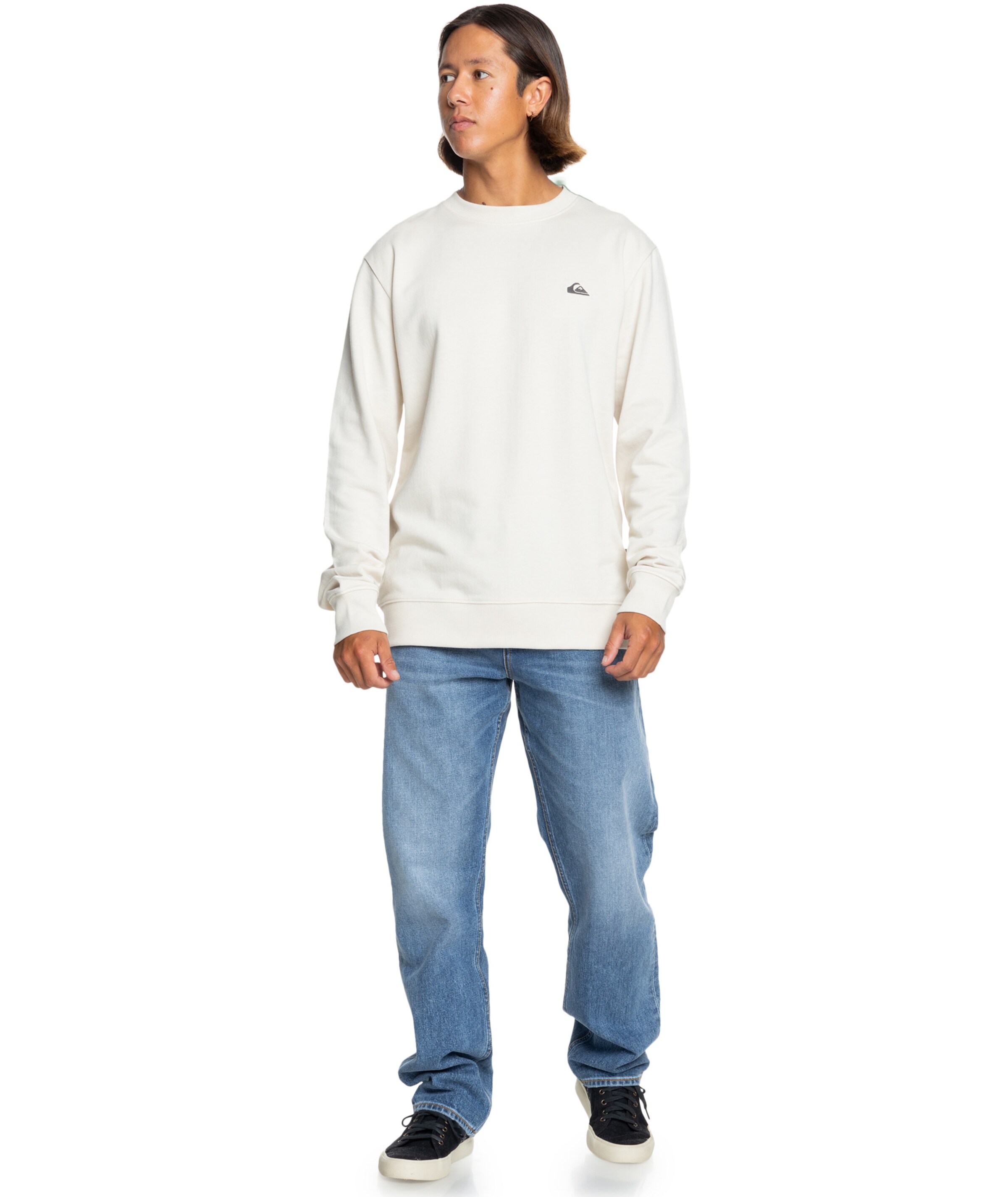 QUIKSILVER Sweatshirt in White