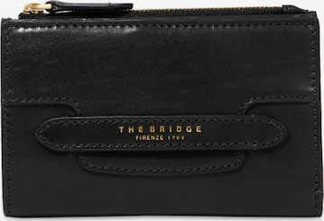 The Bridge Wallet in Black: front