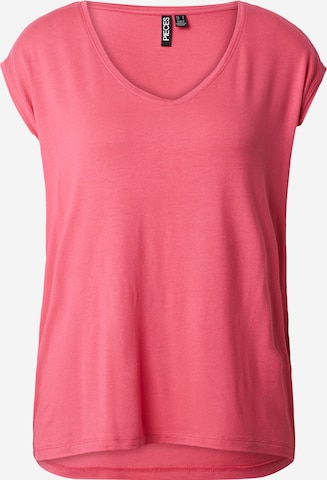 PIECES T-Shirt 'Billo' in Pink: predná strana