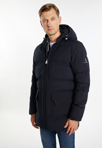 DreiMaster Maritim Winter Jacket in Black: front