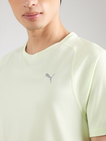 PUMA Функциональная футболка 'PWRTrain' в Зеленый