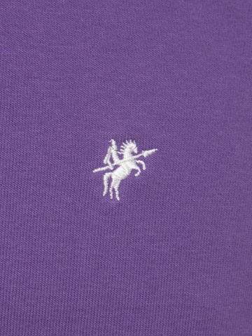 purpurinė DENIM CULTURE Megztinis be užsegimo 'Nicholas'