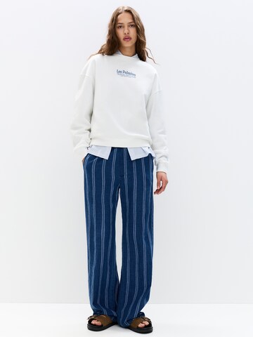 Pull&Bear Tréning póló 'PACIFIC' - fehér