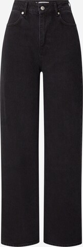Oval Square Wide leg Jeans 'Drive' i svart: framsida