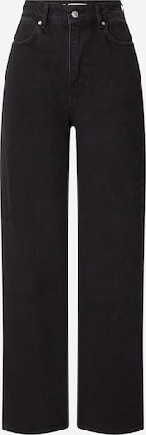 Oval Square Szeroka nogawka Jeansy 'Drive' w kolorze czarny: przód