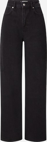 Wide leg Jeans 'Drive' de la Oval Square pe negru: față