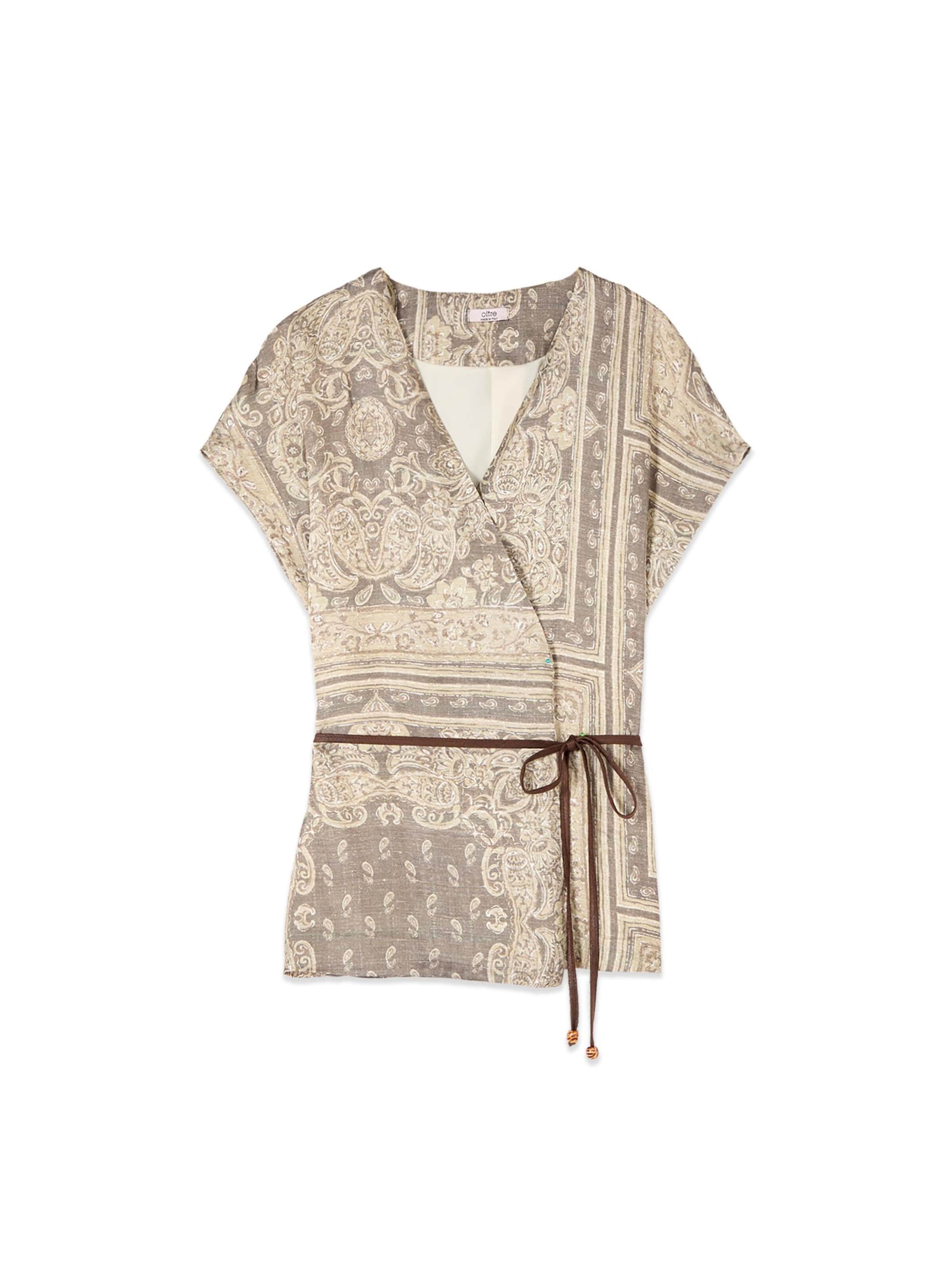 Chemisier oltre en beige : devant