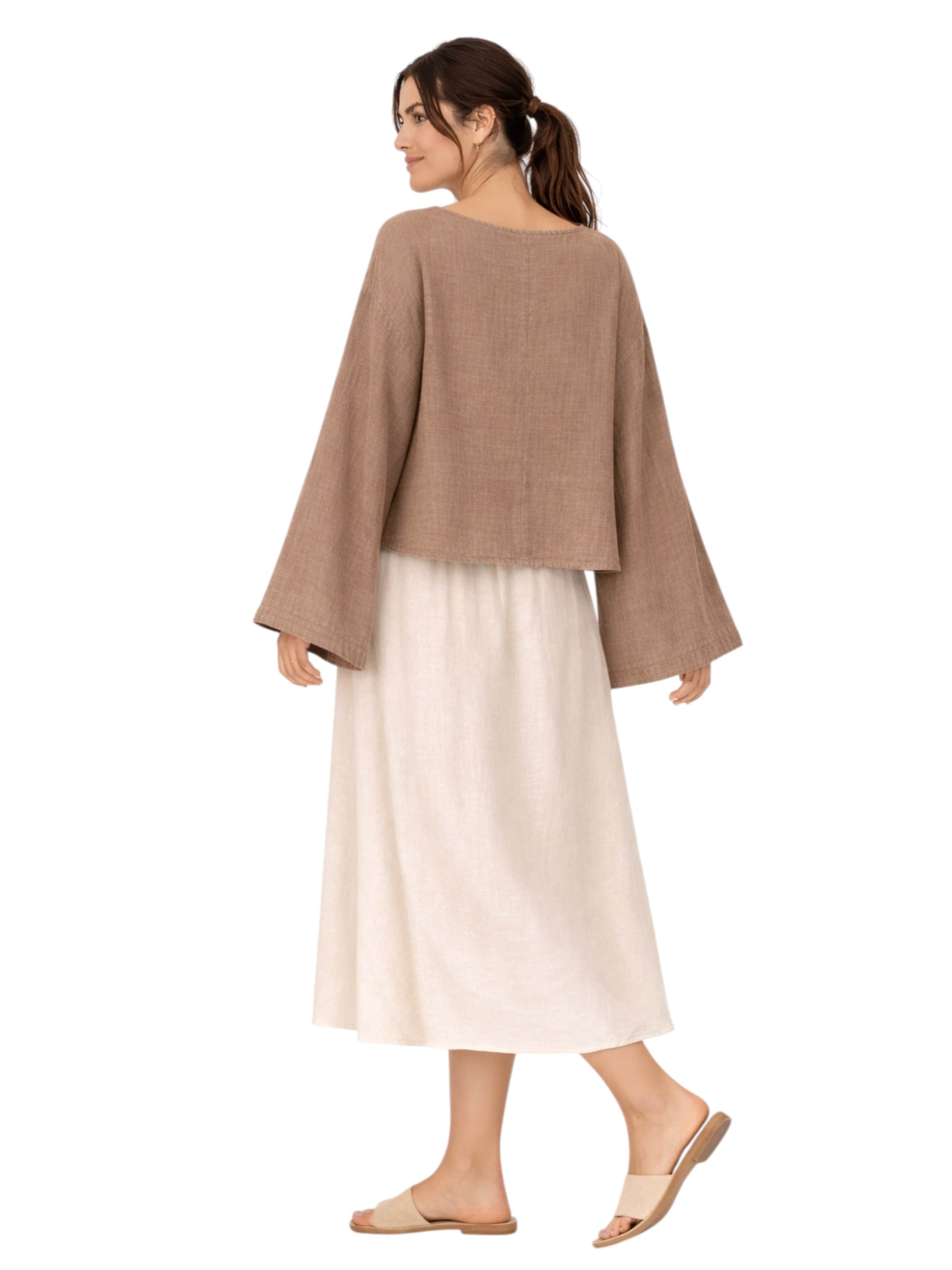 WENOR Blouse 'AVELOA' in Brown