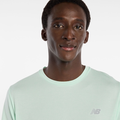 new balance T-Shirt fonctionnel 'Athletics T-Shirt' en L en vert / jade / vert pastel, Vue avec produit