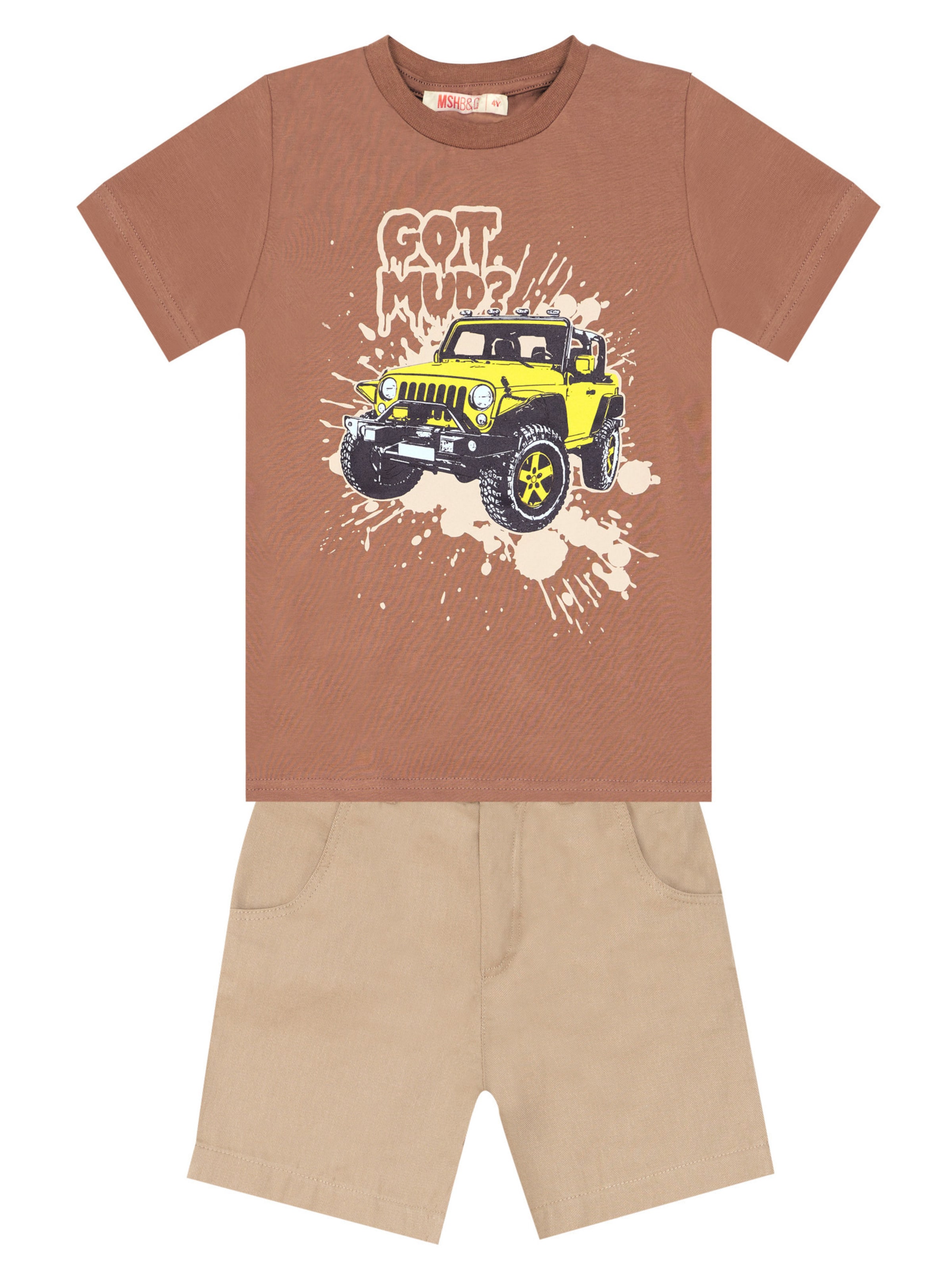 MSH B&G Sweat suit in Brown: front