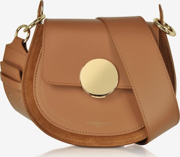 LeParmentier - Bolso de mano 'Yucca' en marrón: frente