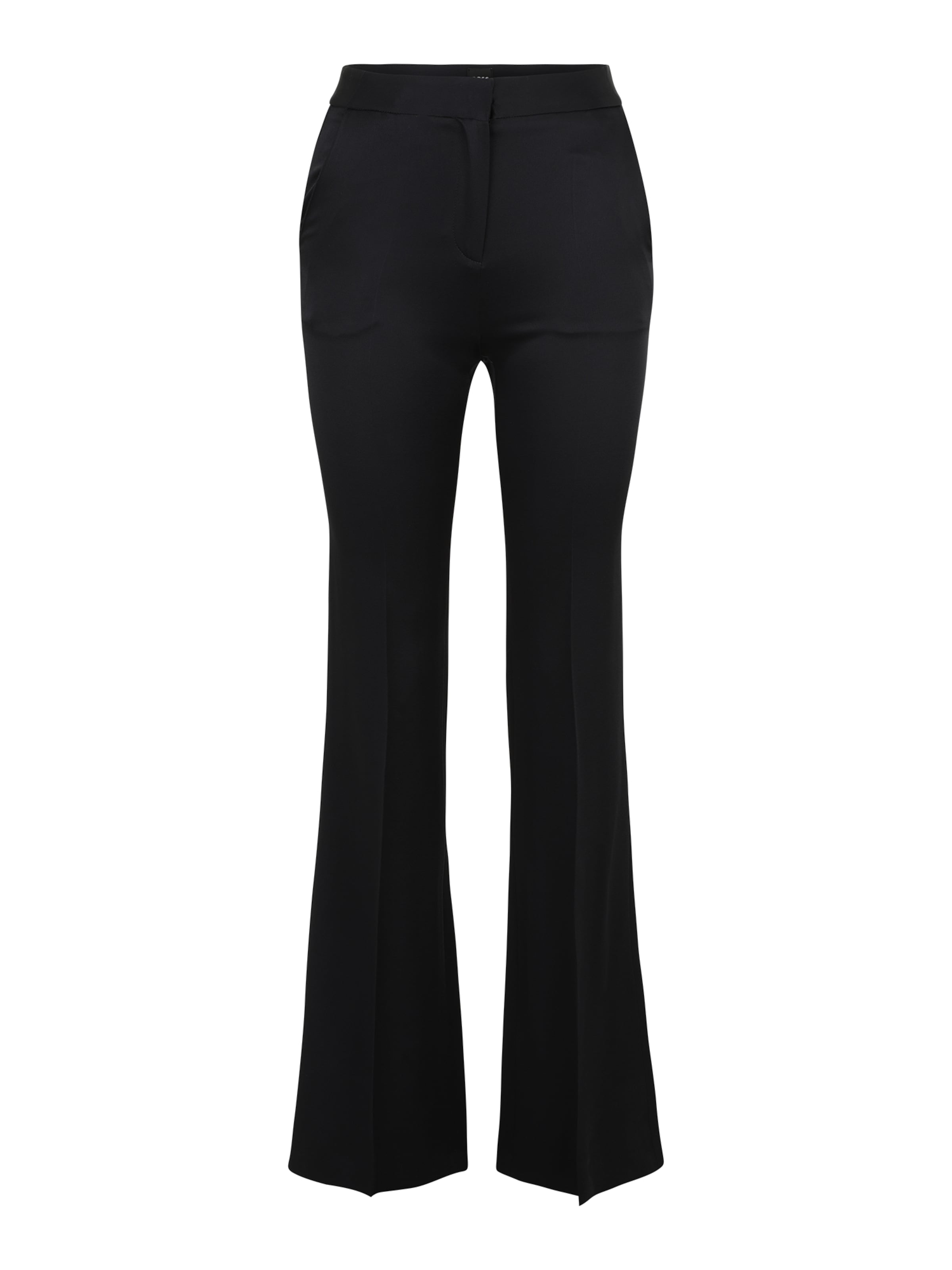 BOSS Flared Pleated Pants 'Talia2' in Blue: front