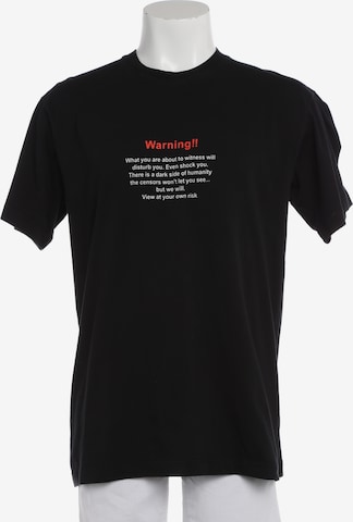 Vetements T-Shirt S in Schwarz: Vorderseite