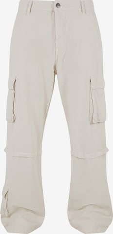 Pantaloni cargo di DEF in bianco: frontale