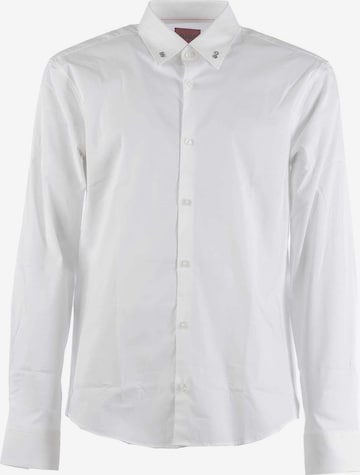 HUGO Regular fit Traditional Button Up Shirt 'Ermo' in White: front