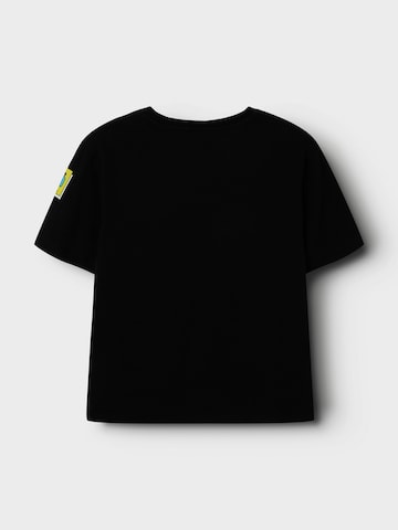 NAME IT Shirt 'NKMJEFFY MINECRAFT' in Zwart