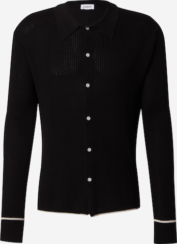 Vestes en maille 'Paul' Soulland en noir : devant