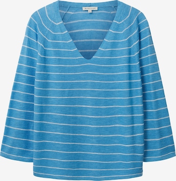 TOM TAILOR Sweater in Blue: front