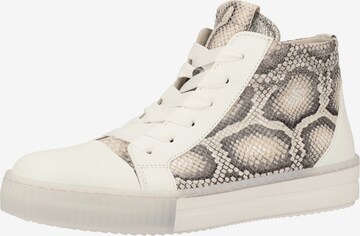 GABOR High-Top Sneakers in White: front